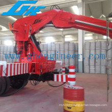 Knuckle Boom Lorry Loading Crane of Low Self Weight